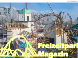 Aufbau des Themenbereichs „Sonnenbucht“ in FANTASIA (Januar 2025)